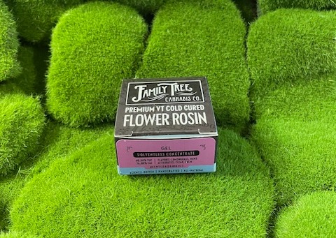 Photograph of product: Cold Cured Flower Rosin | Gel | Family Tree Oui'd Co.