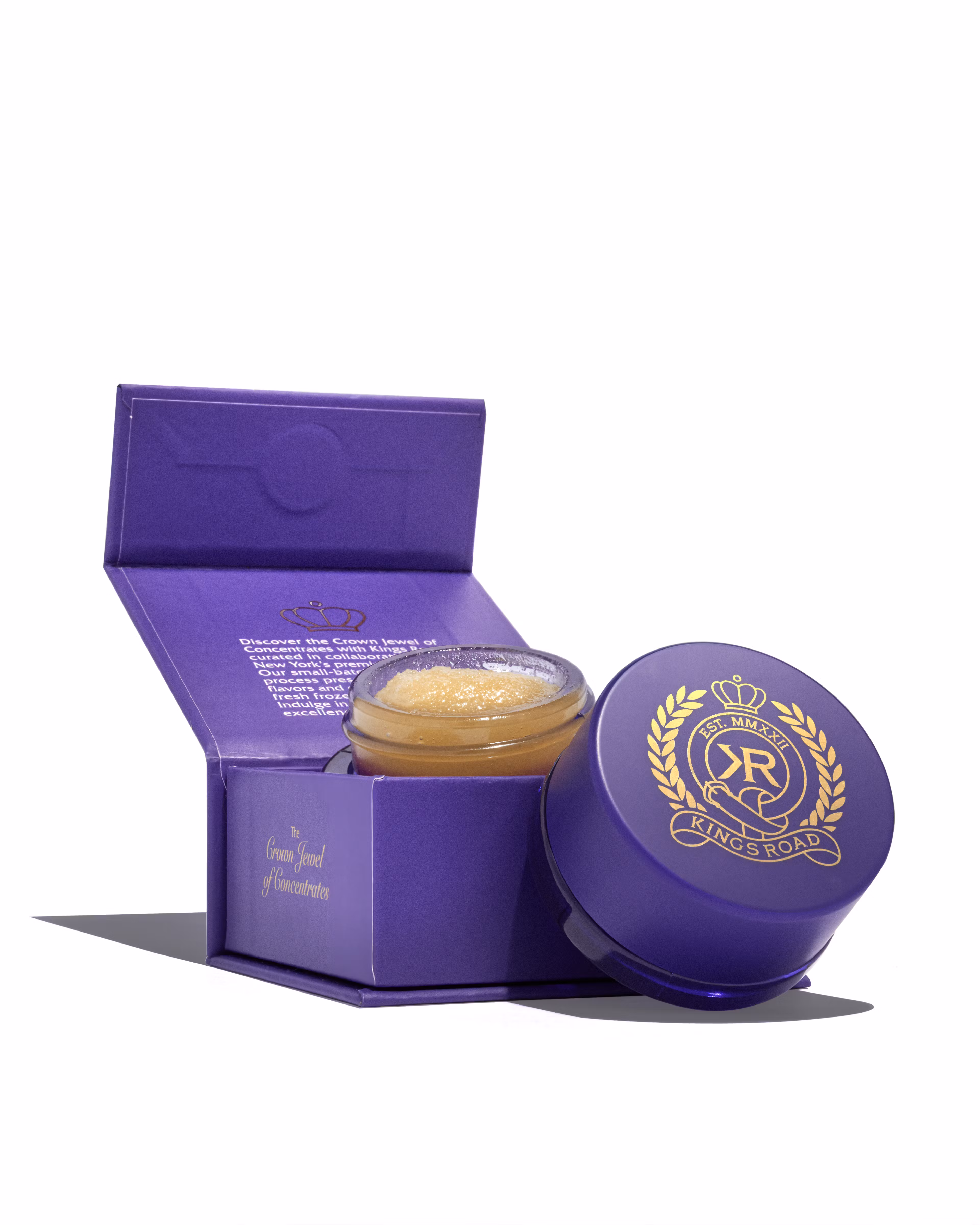 Photograph of product: Kings Road Concentrates | Three Headed Dragon Live Resin | 3.5G Baller Jar