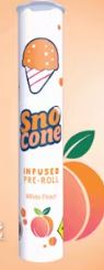 Photograph of product: White Peach Infused Pre-Roll | .8g