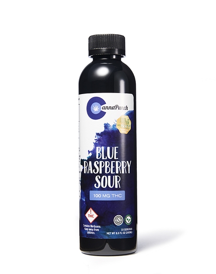 Photograph of Product: CannaPunch - Blue Raspberry Sour (H) 100mg