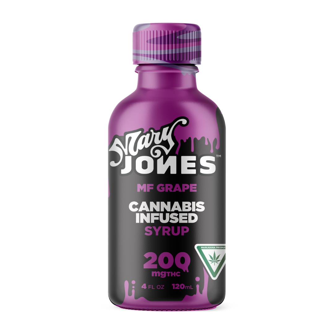 Photograph of product: Mary Jones - 200mg Syrup - MF Grape