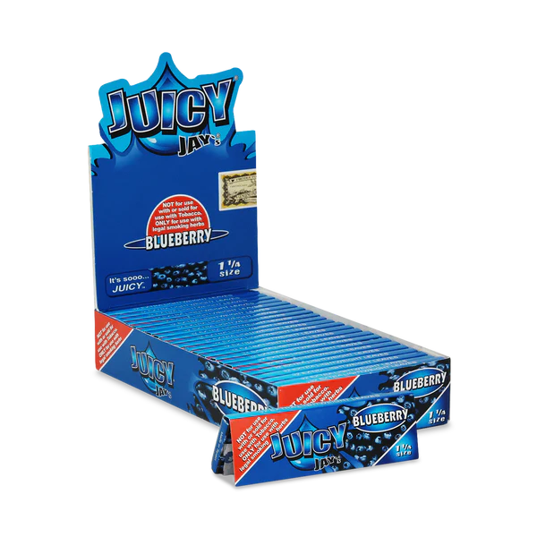 Photograph of product: Juicy Jay's: 1 1/4" Blueberry 32pk