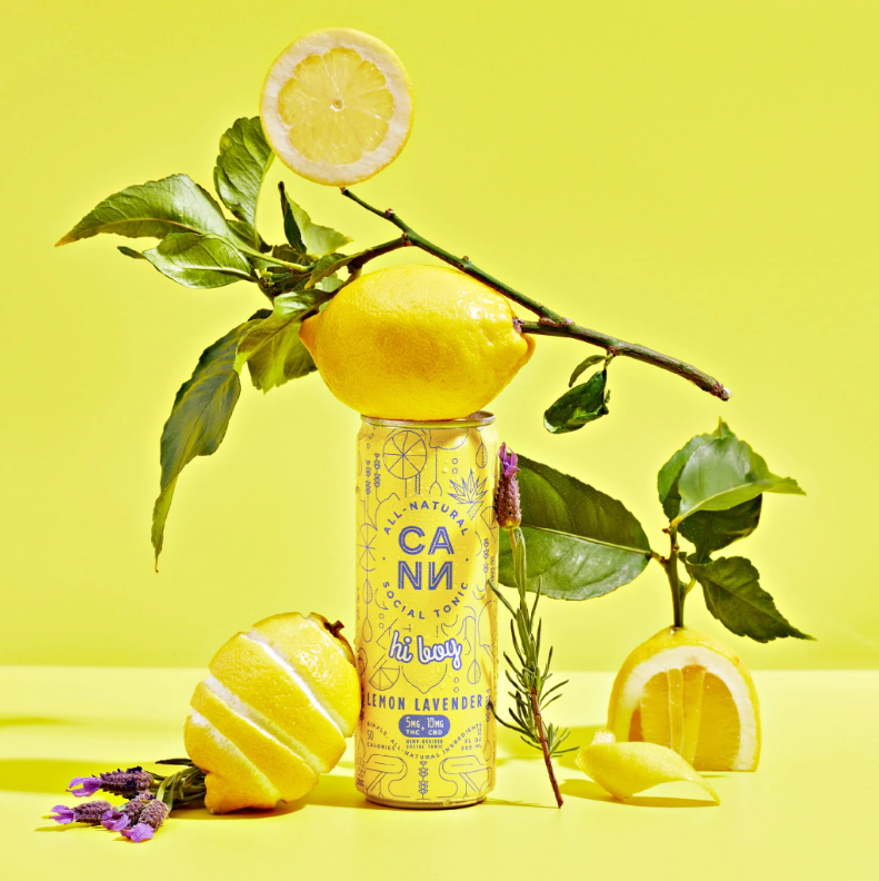 Photograph of Product: Cann - Lemon Lavender 12oz (3mg THC 6mg CBD)