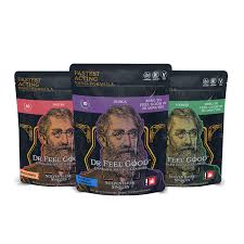 Photograph of product: DR. FEEL GOOD | SINGLE ROSIN GUMMIE | PEACH MANGO | 100MG