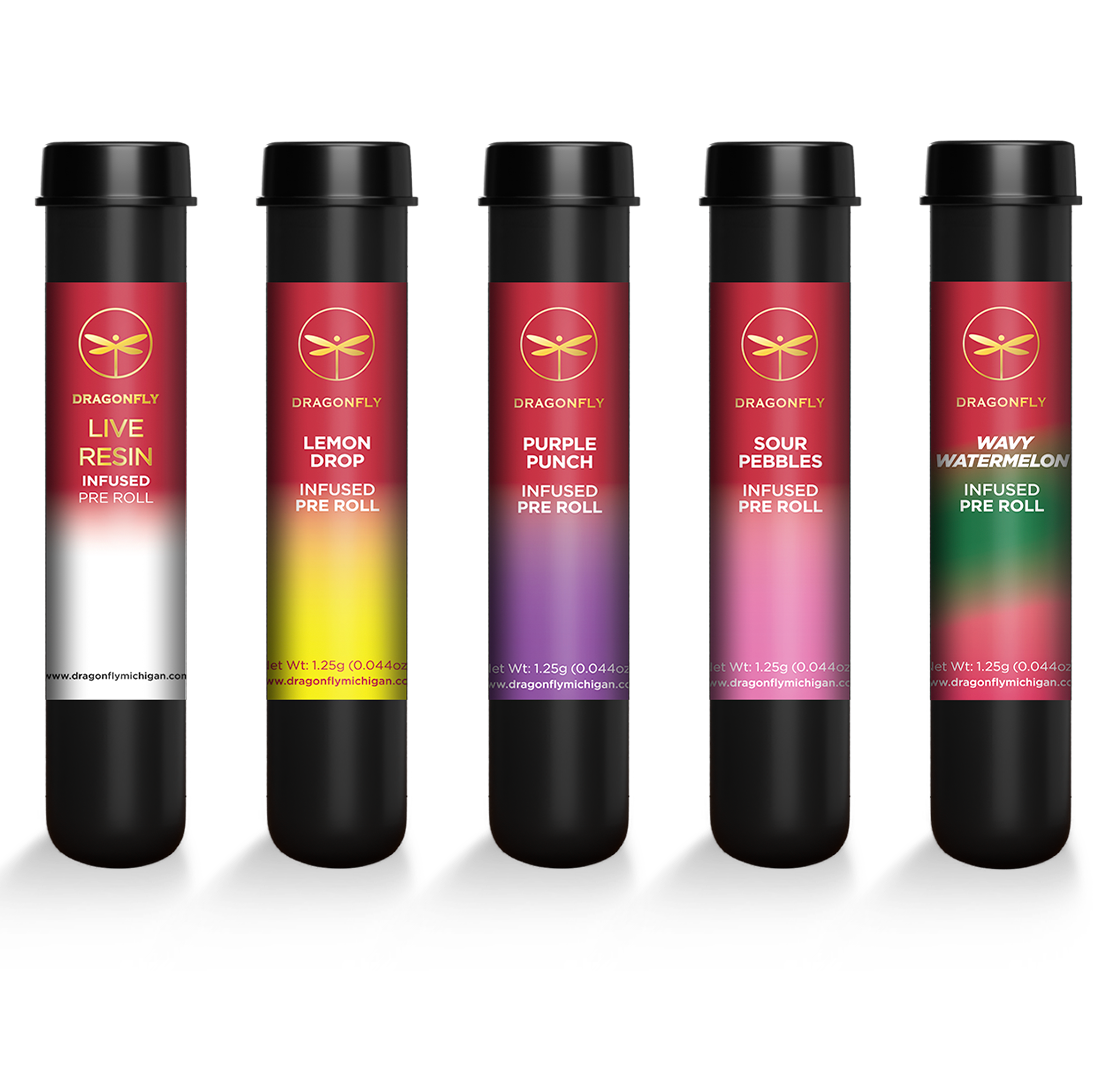 Photograph of product: Dragonfly: Citrus Sunrise 1.25G Infused PreRoll