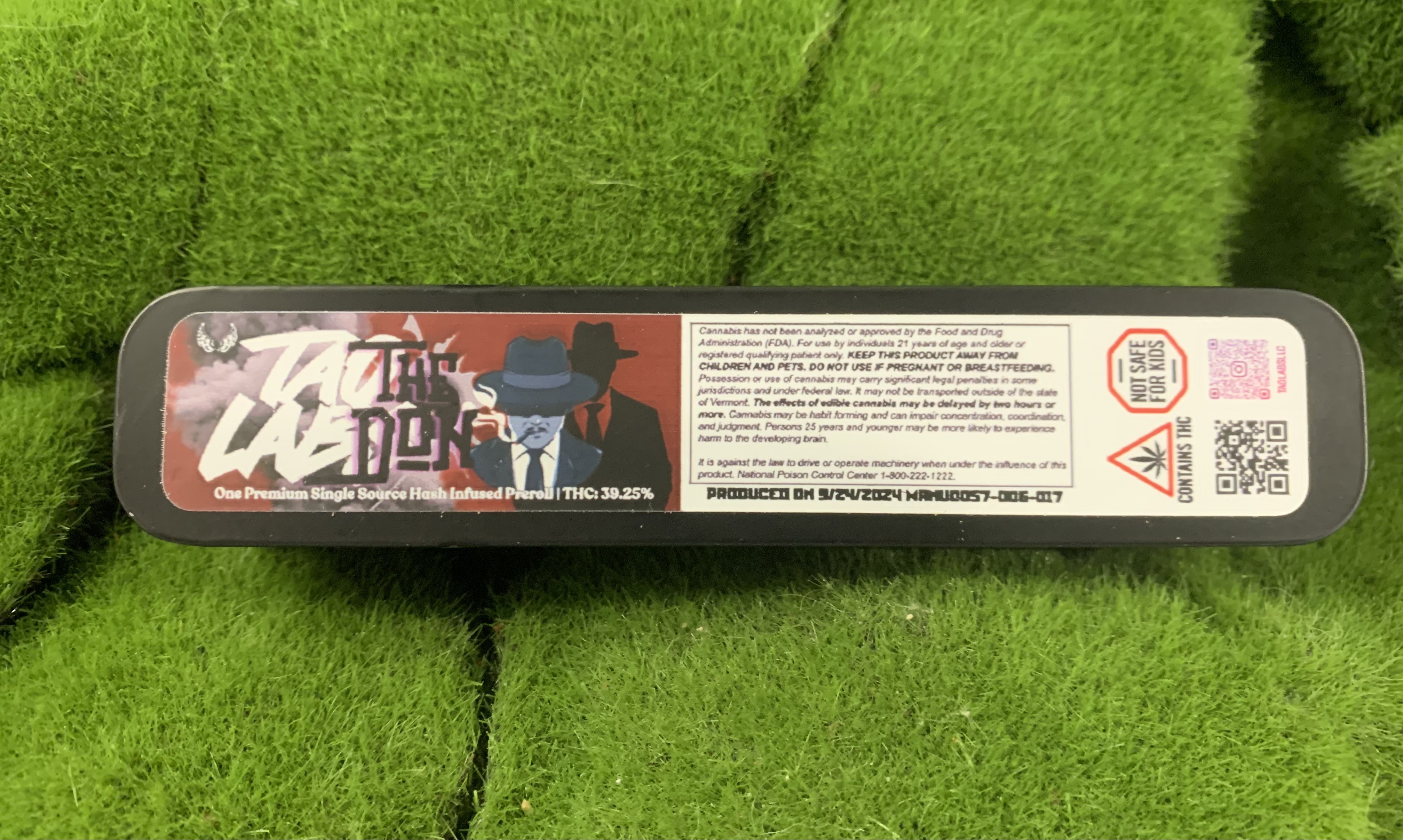 Photograph of product: au chocolat Infused Pre Roll Single | The Don | Tao Labs