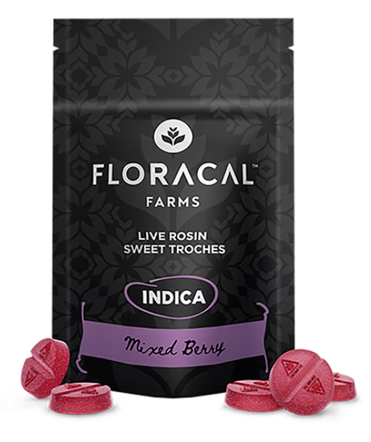 Photograph of product: 10ct/10mg Live Rosin Troches (Mixed Berry)