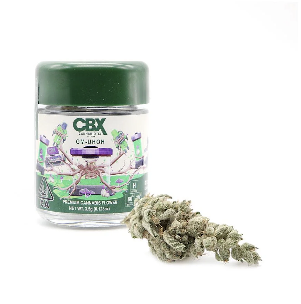 Photograph of product: CBX Flower GMO-UHOH 3.5G