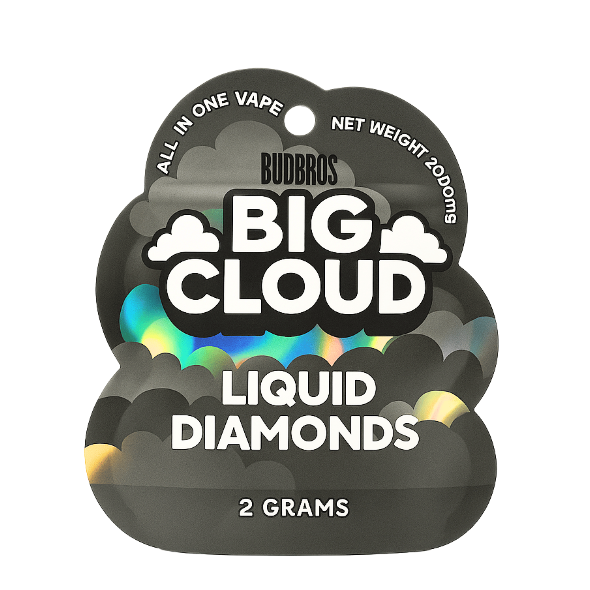 Photograph of product: Bud Bros - Liquid Diamonds - Drippin Aint Easy Disposable - 2g