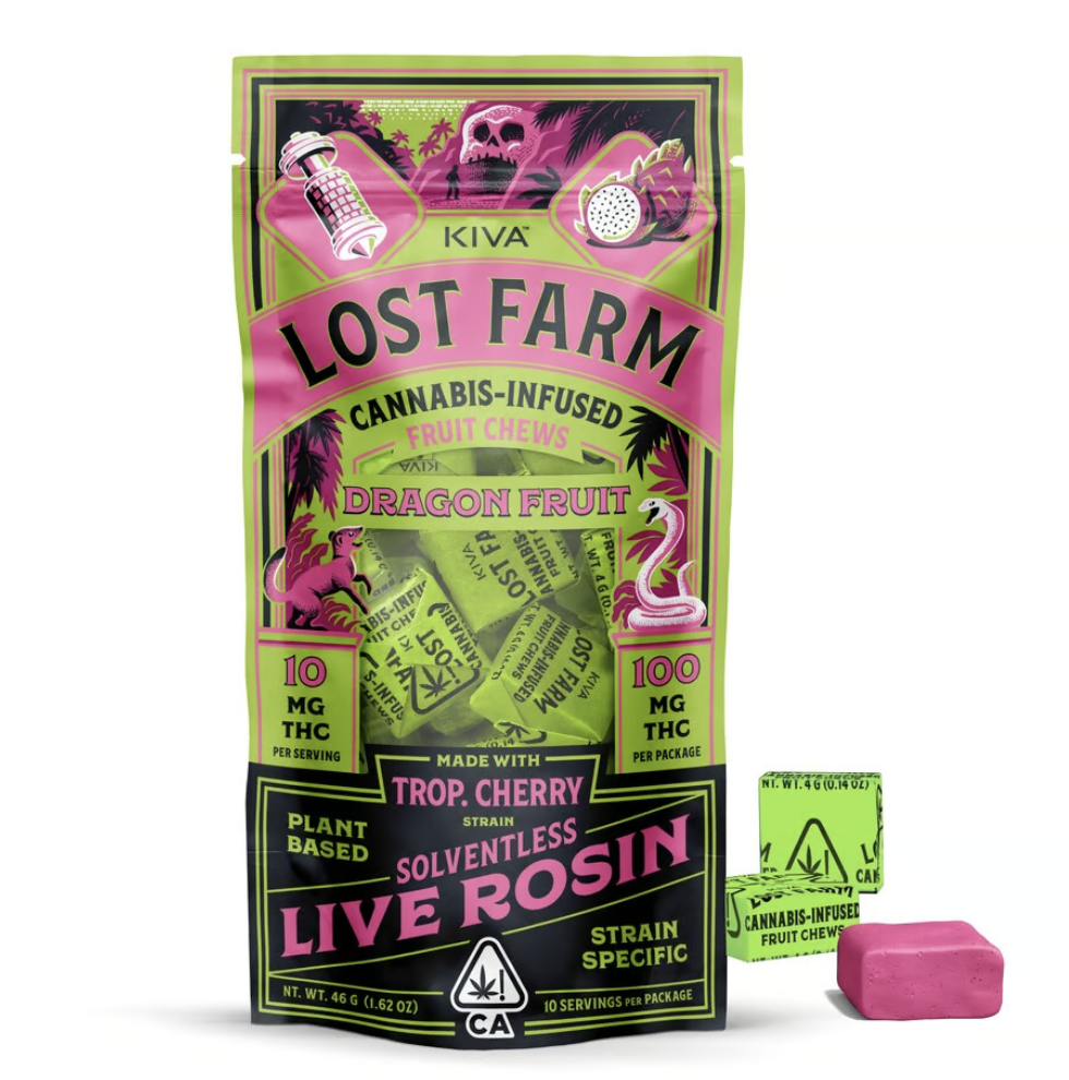 Photograph of product: Dragon Fruit Tropical Cherry Chews