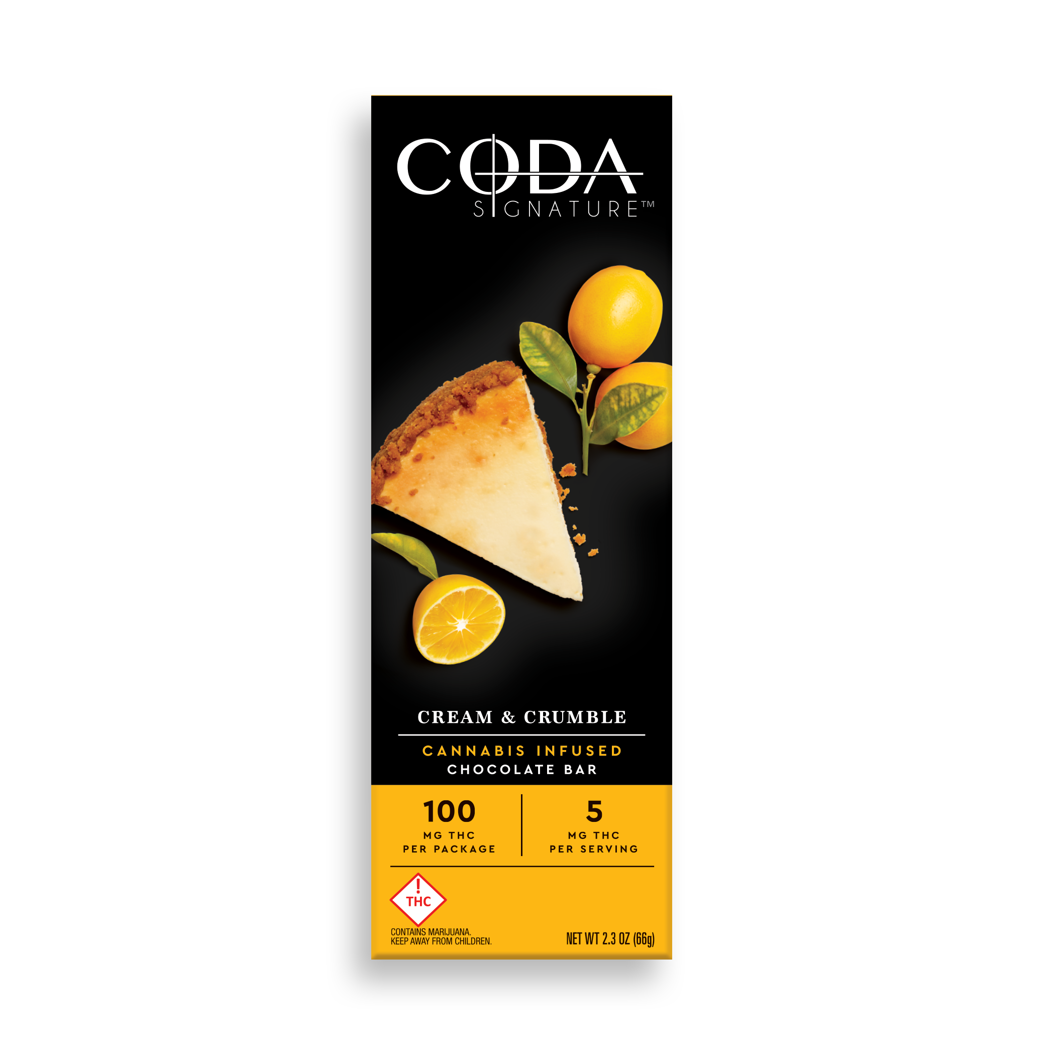 Photograph of product: Coda - Chocolate - Cream & Crumble - 100mg
