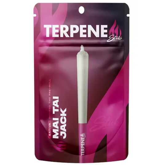 Photograph of product: Terpene Stick - Mai Tai Jack Infused Pre Roll 1.2g