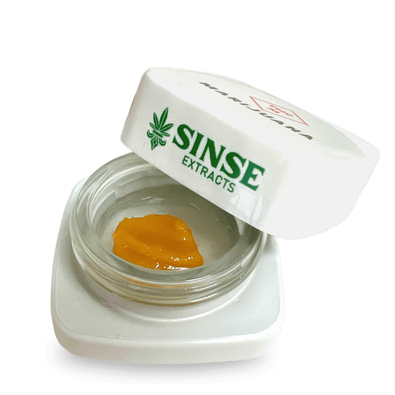 Photograph of product: Sinse: Live Concentrate | Grape Gas | Budder