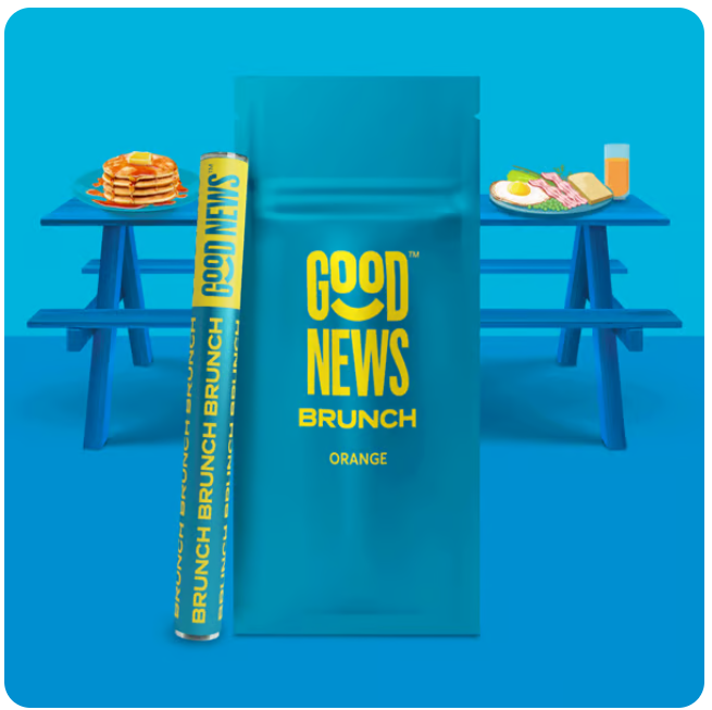 Photograph of product: Good News - Disposable Vape - Brunch (1g)