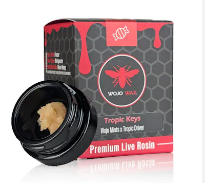 Photograph of product: Wojo - Live Rosin - Tropic Keys