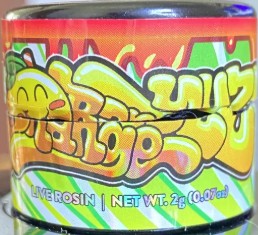 Photograph of product: Exotic Matter - Orange Yuzu - Rosin Jar