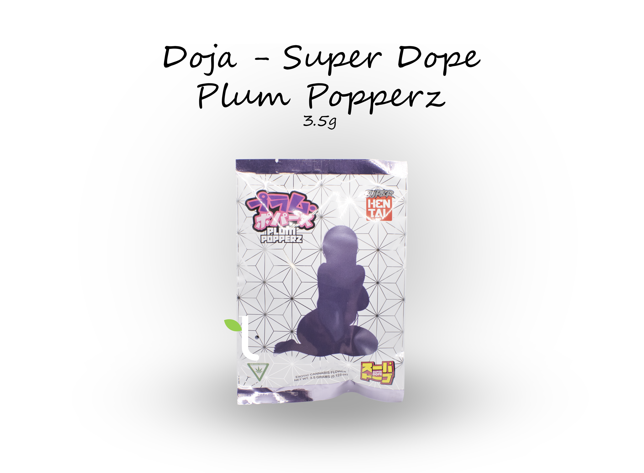 Photograph of product: Super Dope | Plum Popperz | Pre-Packaged 1/8th - 3.5g