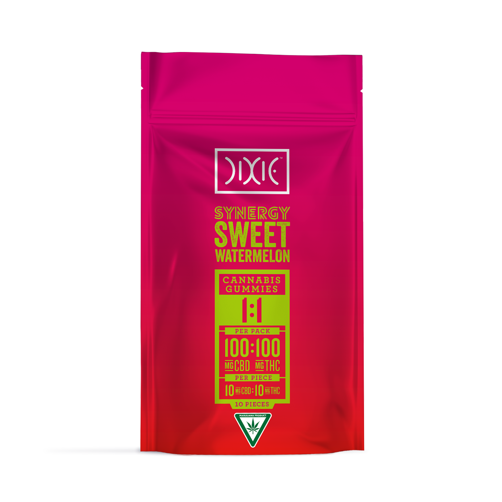 Photograph of Product: 1:1 Watermelon Synergy Gummies | 100mg