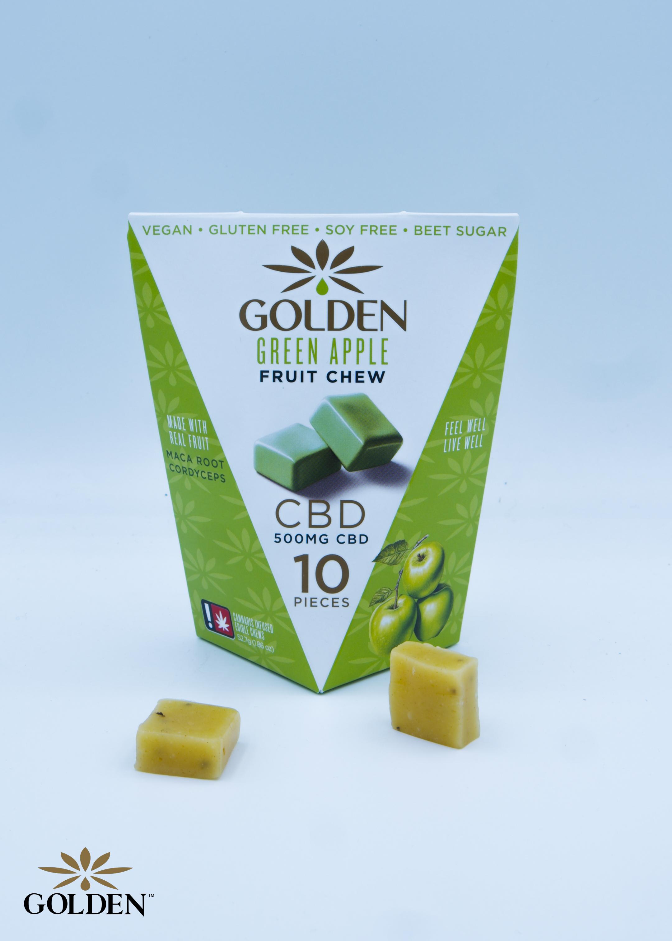 Photograph of product: CBD Green Apple Fruit Chew | 10pk
