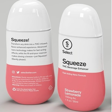 Photograph of product: Squeeze | Strawberry Lemonade | 100mg | Select