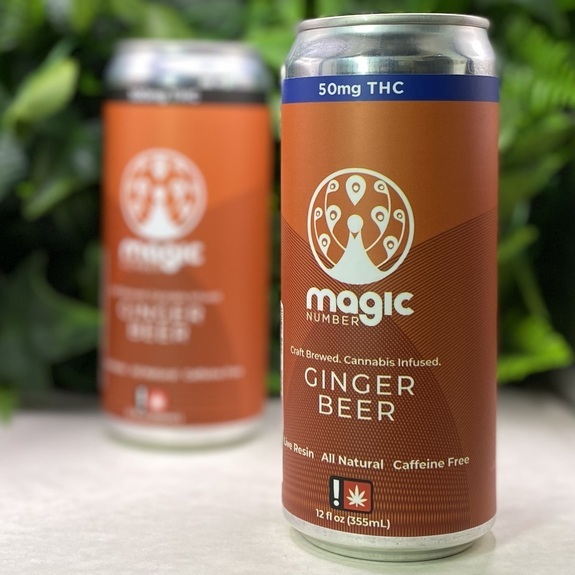 Photograph of product: Ginger Beer - 50mg TH-oui -  Soda - Magic Number