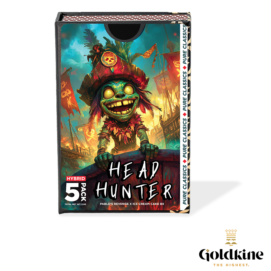 Photograph of product: Goldkine Head Hunter Pre-Roll 5-Pack | 5 x 0.5g