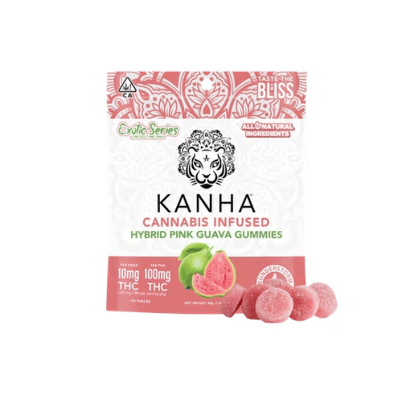 Photograph of product: Pink Guava Gummies - 100mg