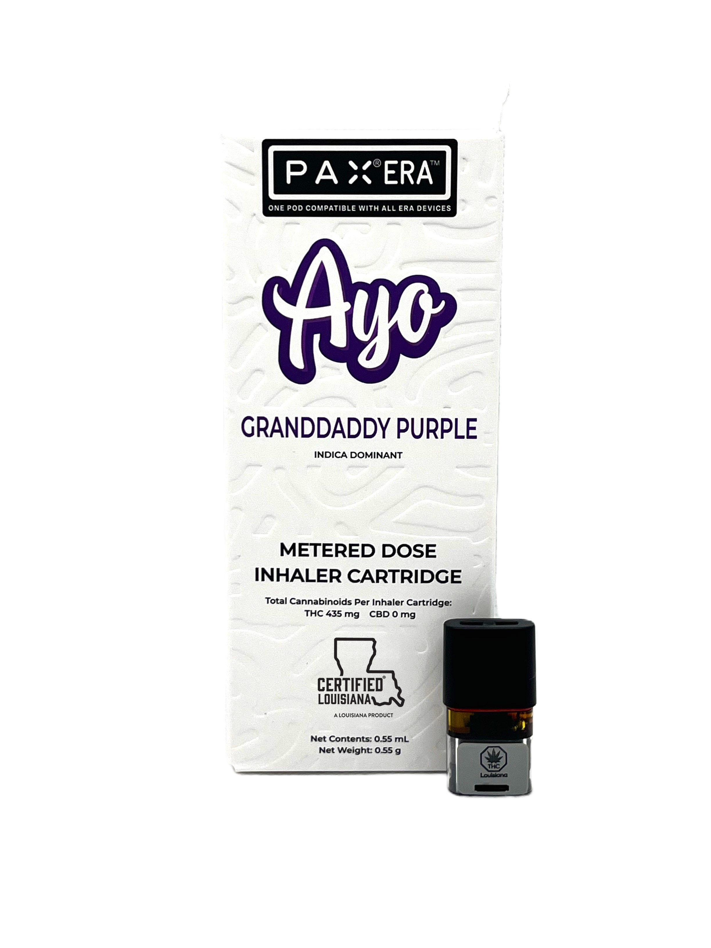 Photograph of product: GRANDDADDY PURPLE | PAX CART