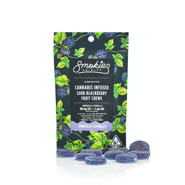 Photograph of Product: Sour Blackberry | 100mg Gummies