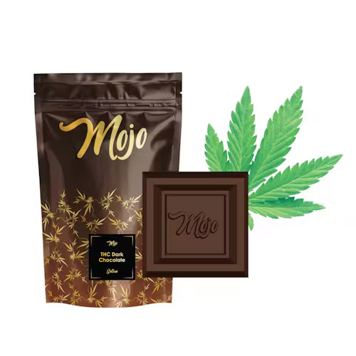 Photograph of product: Edible - Mojo - (200mg) - Dark Chocolate - (Oui'd)