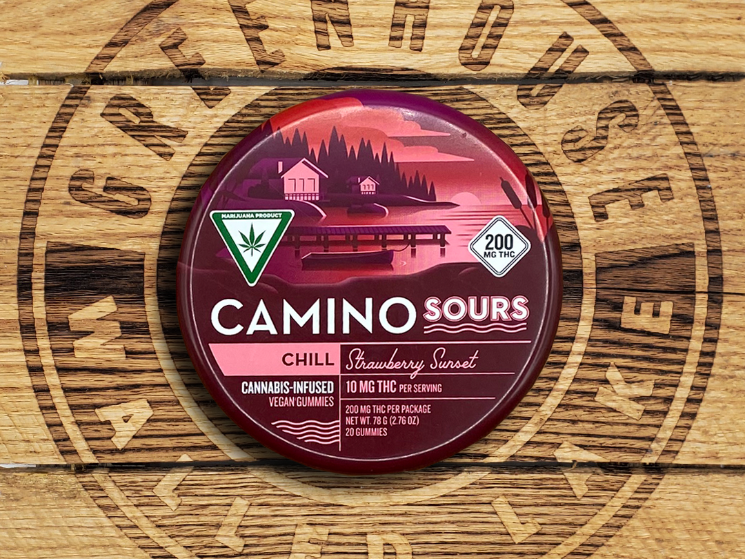 Photograph of product: Camino | Strawberry Sunset | 200mg Gummies