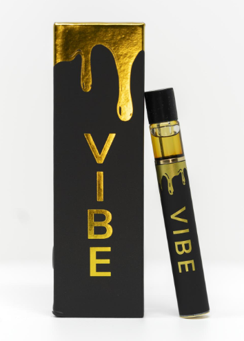 Photograph of product: VIBE 0.5G MISSOURI PAWPAW LIVE ROSIN DISPOSABLE CARTRIDGE
