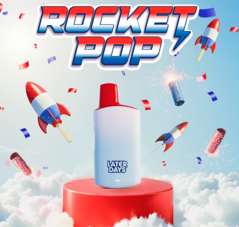 Photograph of product: Later Days Rocket Pops Disposable