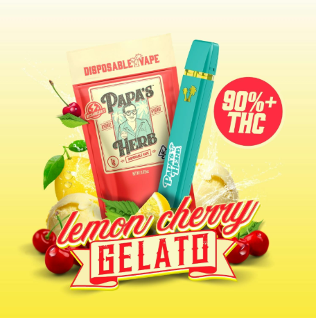 Photograph of product: LEMON CHERRY GELATO | DISPOSABLE | 1G