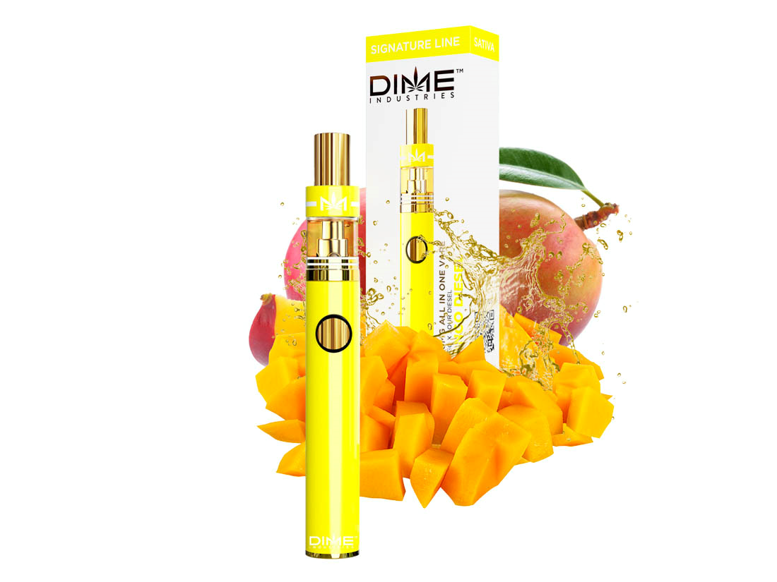Photograph of product: DIME INDUSTRIES MANGO DIESEL 1000MG AIO