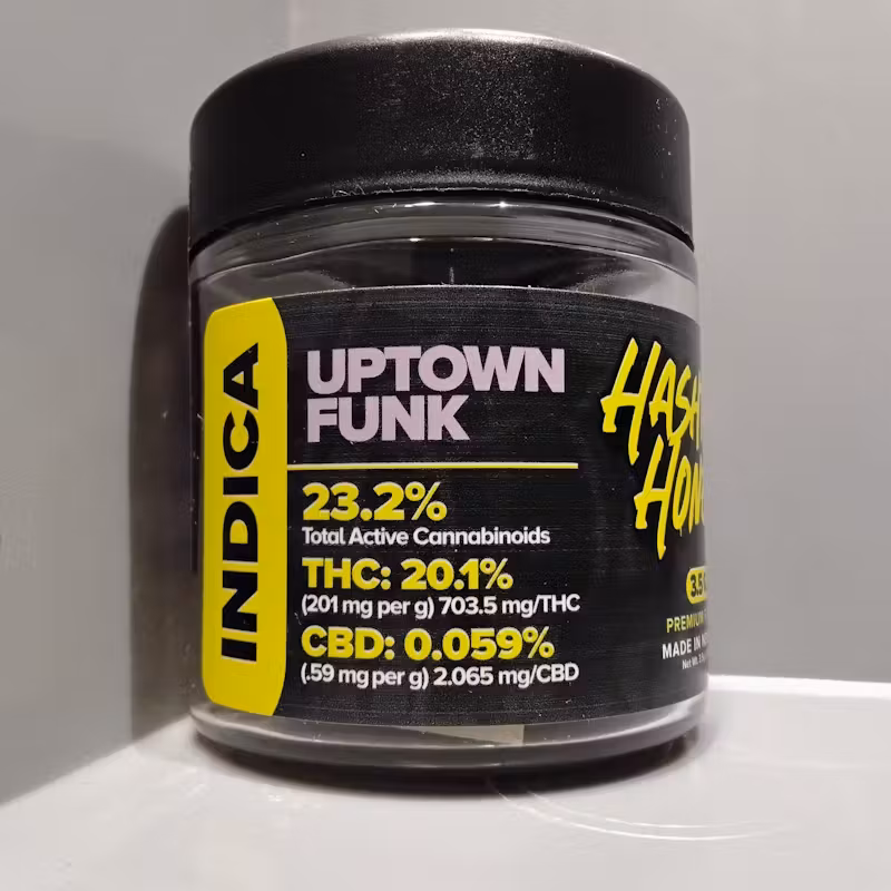 Photograph of product: au chocolattag Honey | Uptown Funk flower, jar 3.5g