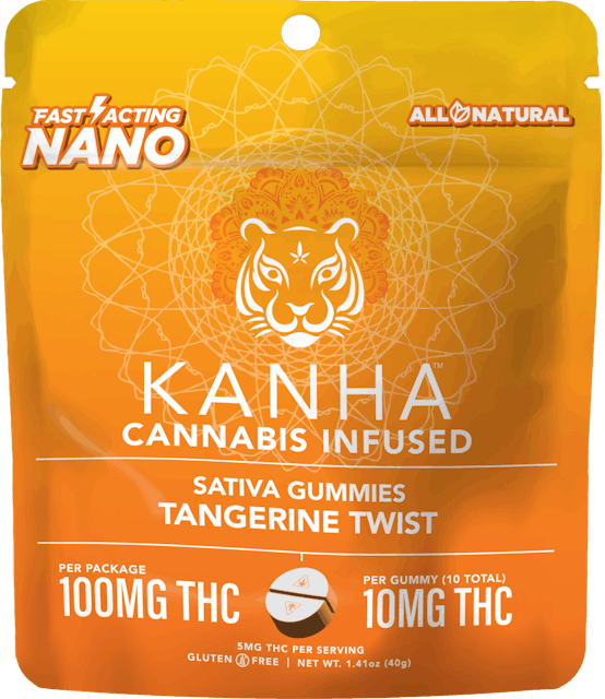 Photograph of product: NANO | Tangerine Twist | 100mg Gummies