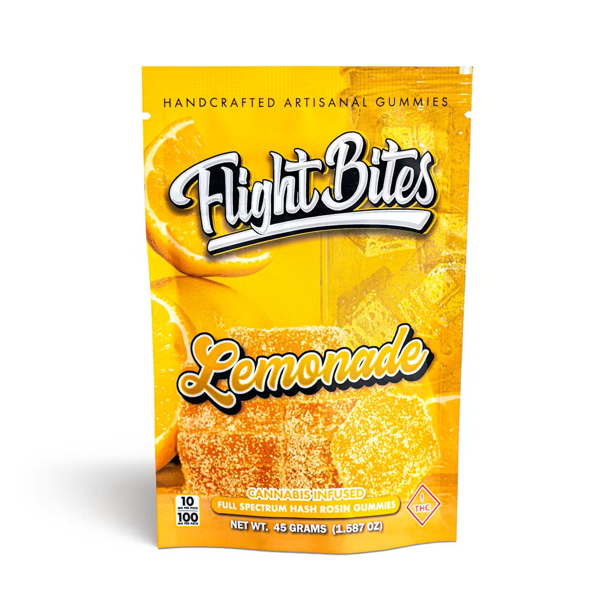 Photograph of product: Flight bites- Rosin gummy - Lemonade 10mg/pc