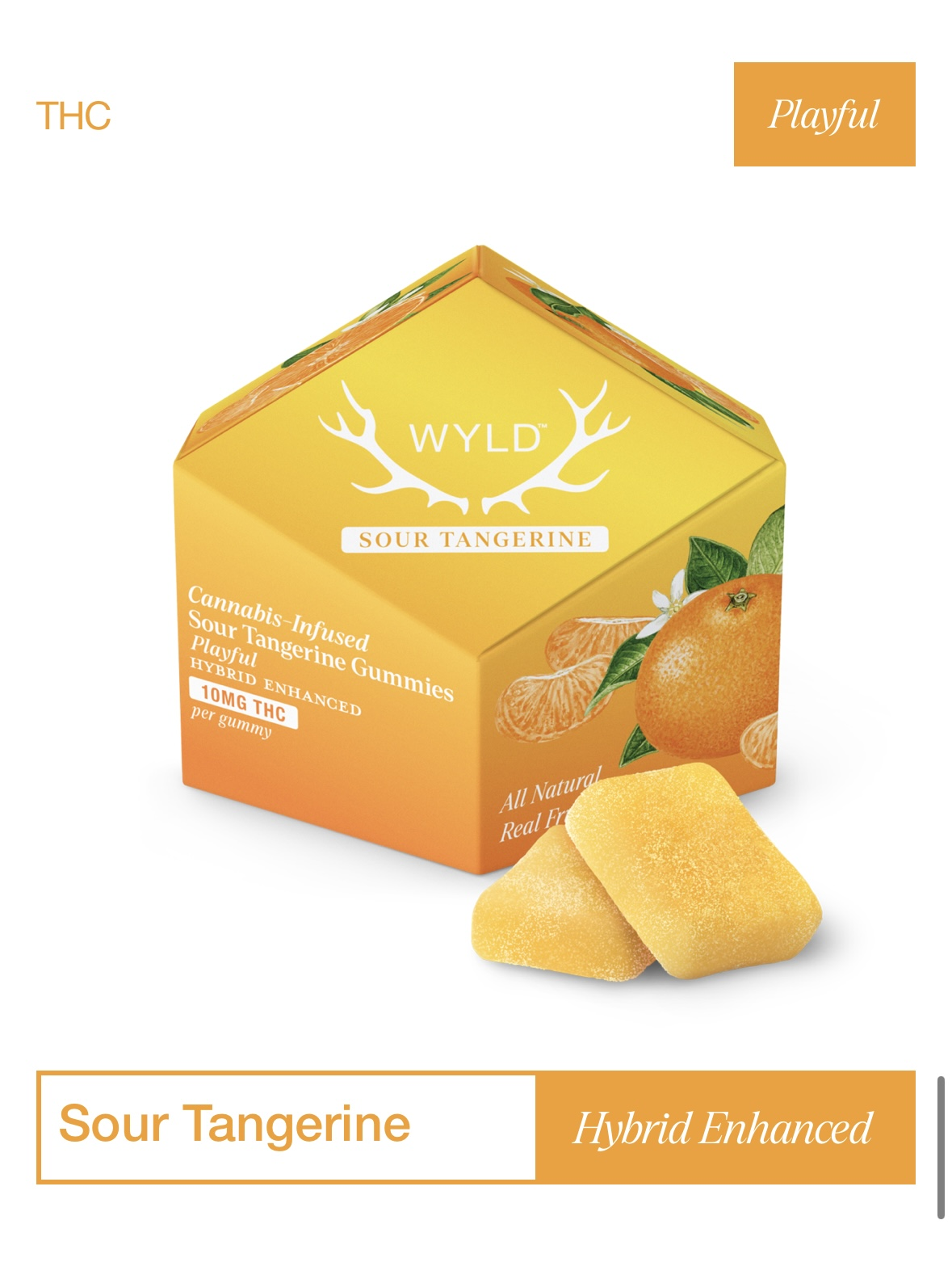 Photograph of product: Sour Tangerine | 10mg | 10ct