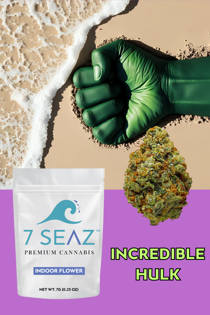 Photograph of product: Incredible Hulk Flower | 7SEAZ - 7g