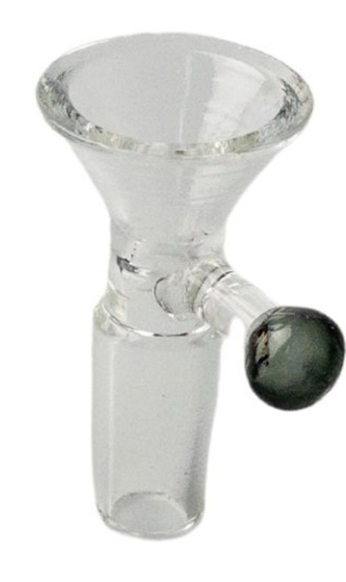 Photograph of product: Glass - 14mm Flower Bowl w/ Colored Handle