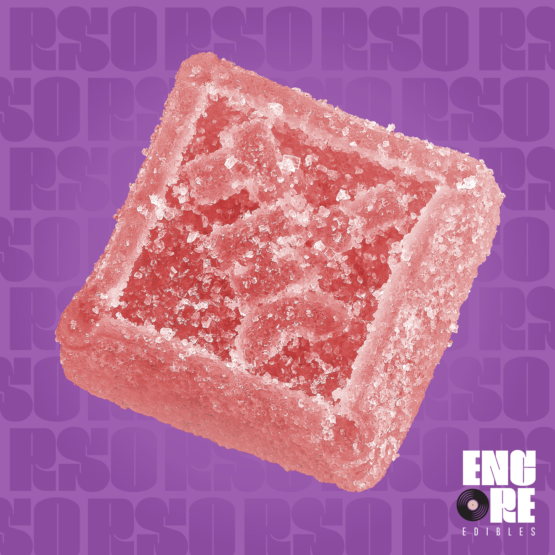 Photograph of product: Encore Grape RSO Gummies T93mg I 25908