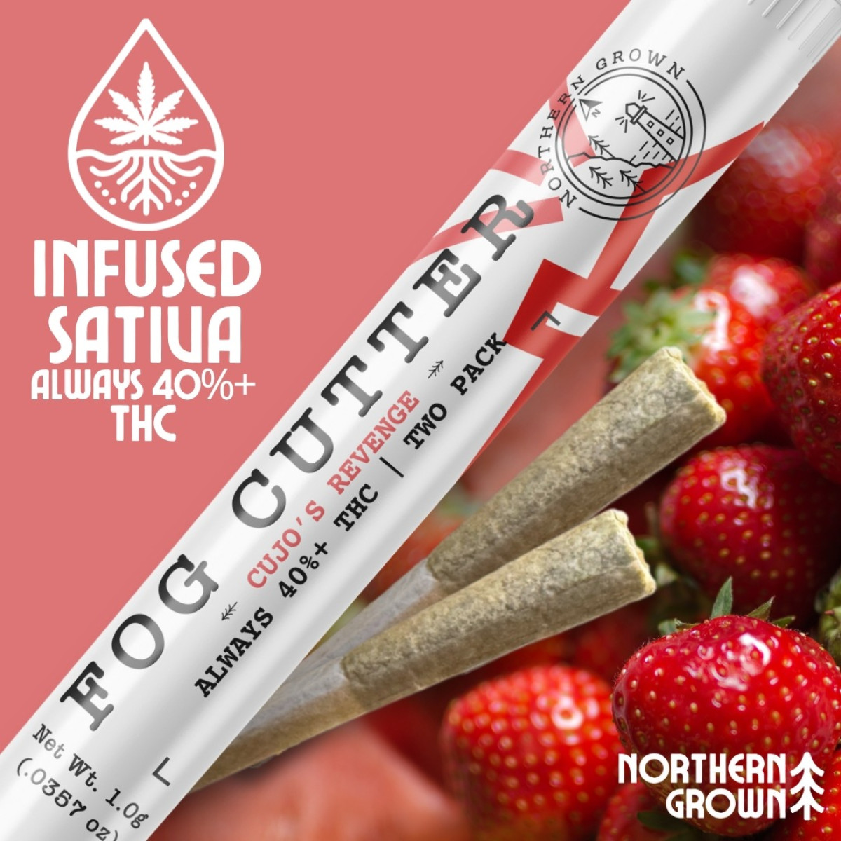 Photograph of product: Cujo's Revenge | 1g | 2pk | Infused Pre-Rolls