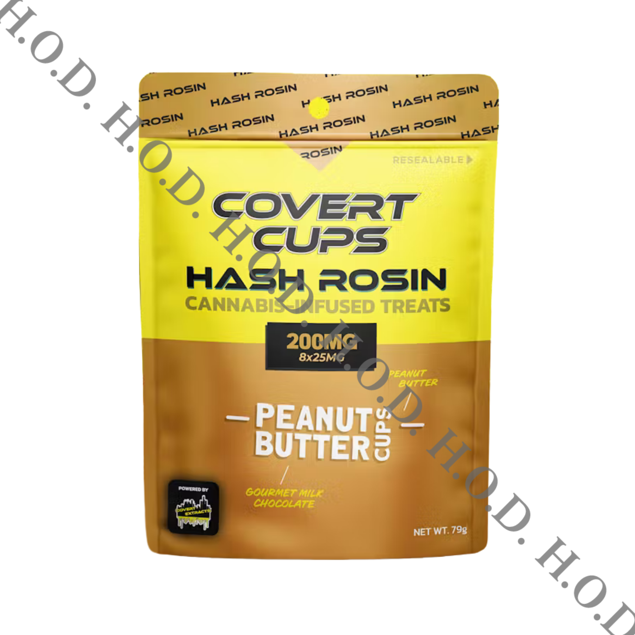 Photograph of product: Covert Cups Peanut Butter au chocolat Rosin Chocolate Cups 200mg