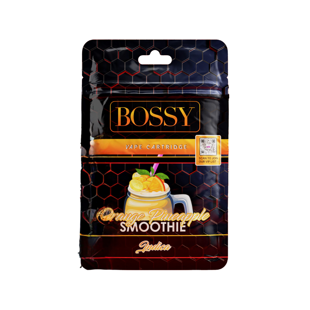 Photograph of Product: Bossy | Orange Pineapple Smoothie Distillate Cartridge | 1g