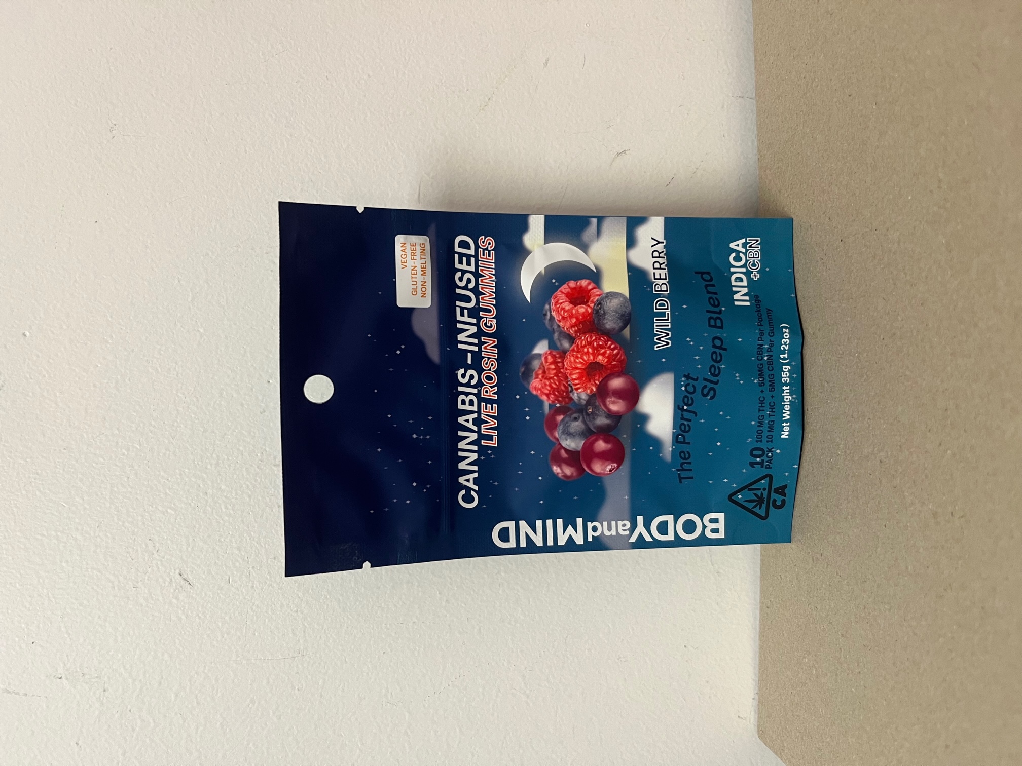 Photograph of product: Wild Berry Rosin Gummies CBN - 100mg