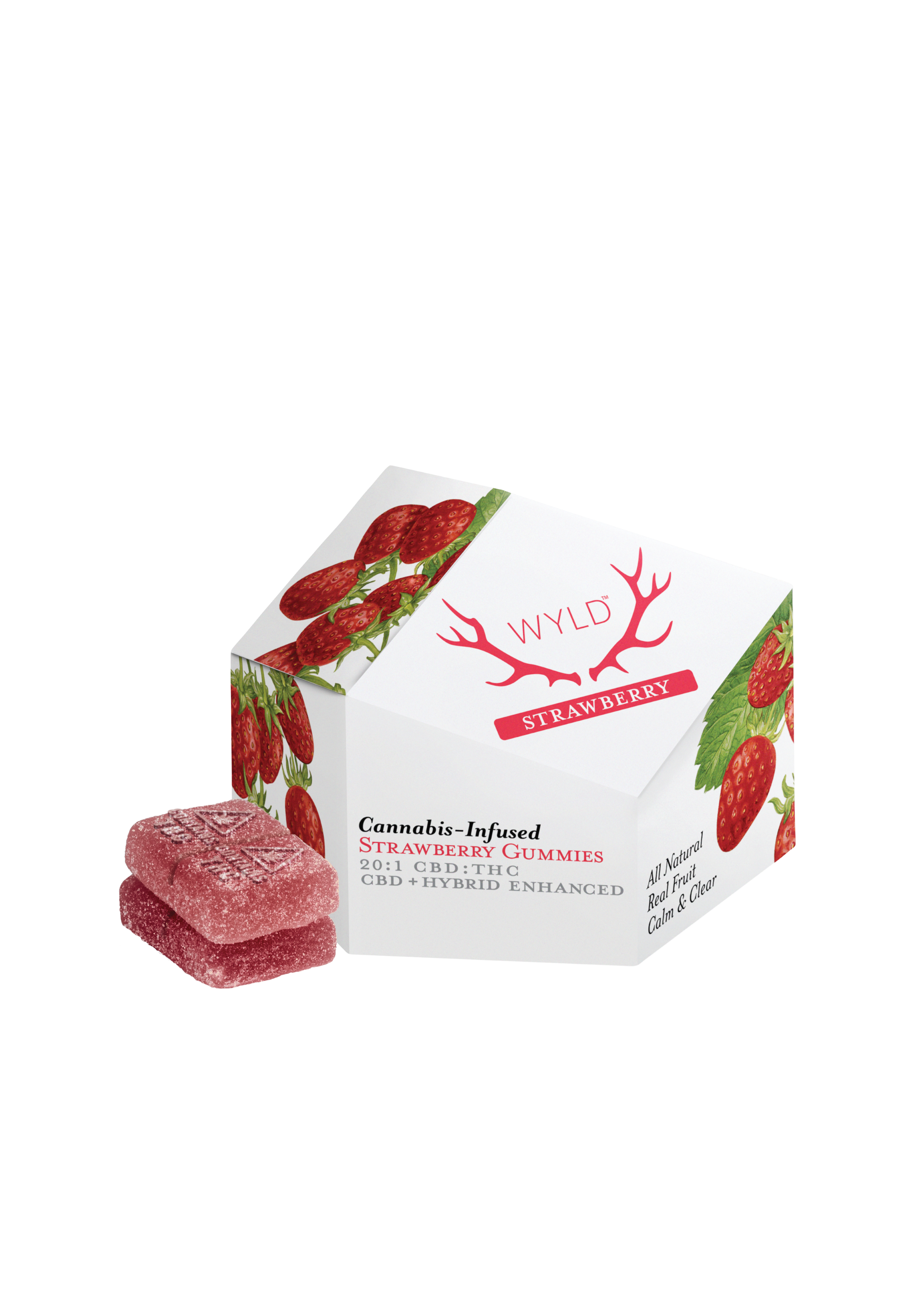 Photograph of product: Strawberry 20:1 CBD:TH-oui | Gummies | 100mg