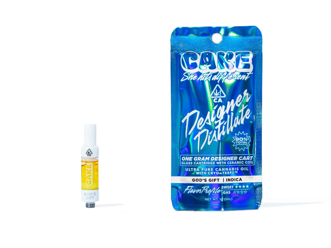 Photograph of product: CAKE: GOD'S GIFT 1G CART