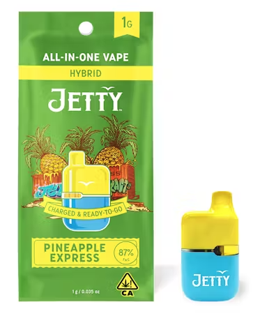 Photograph of product: Jetty Pineapple Express All-In-One Vape Tank