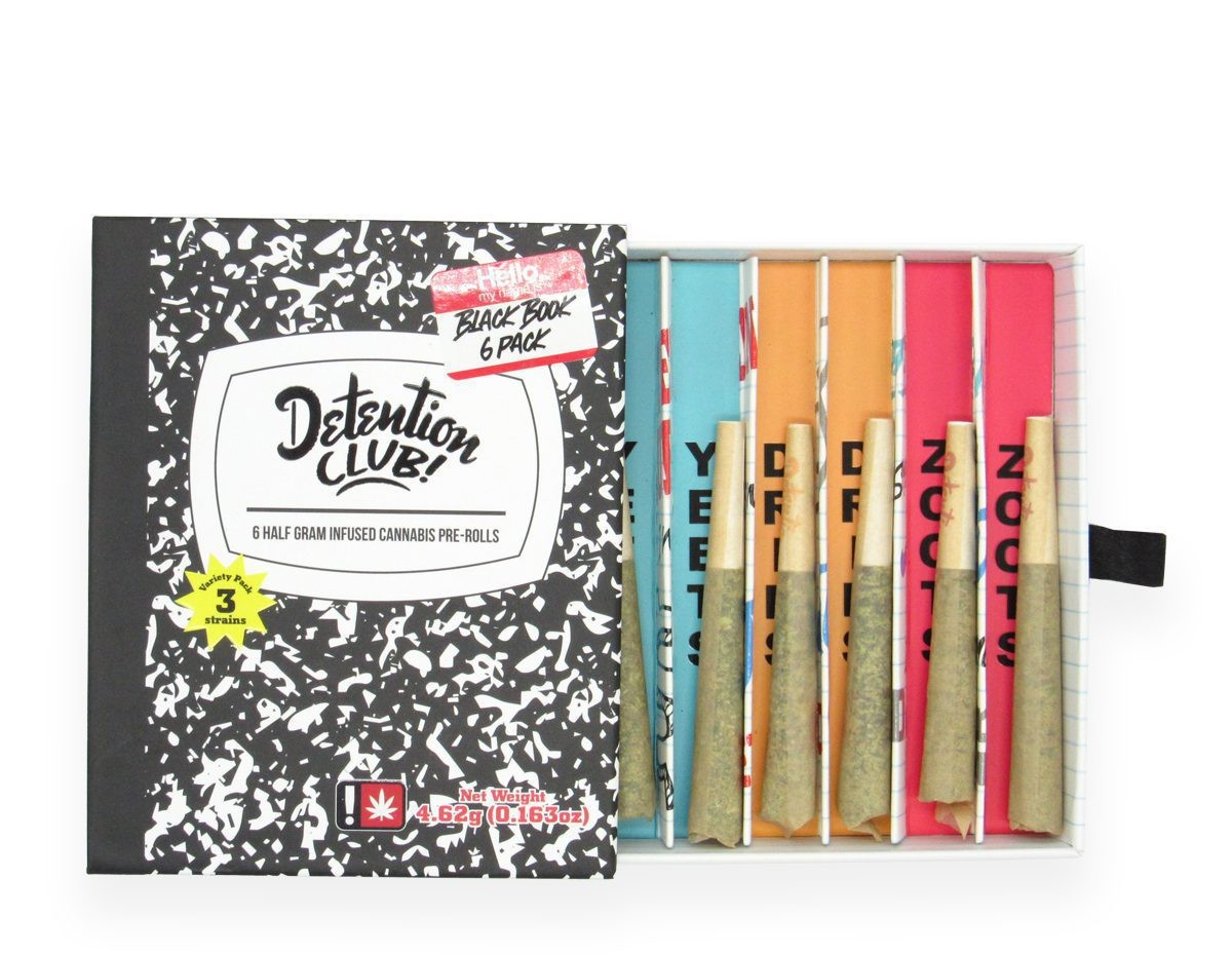 Photograph of product: Black Book Infused | Variety 6pk | 3g
